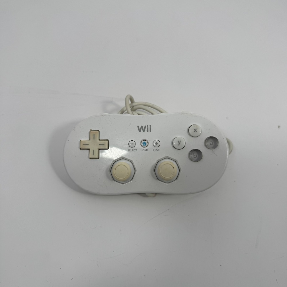 Nintendo Wii Classic Controller RVL-005 White Tested Working OEM